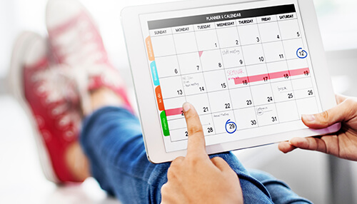 Service schedules having gaps Service schedules having gaps appointment based business