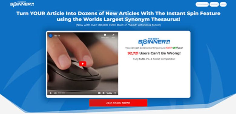 Article rewriter The best spinner v4 article rewriter