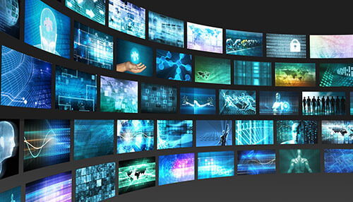 Web 3. 0 A visual representation of web 3. 0, featuring a series of digital screens showcasing various technologies like data networks, cybersecurity, and artificial intelligence, highlighting the innovation in web 3. 0.