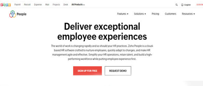 Pto tracking softwares Zoho people pto tracking software for hr managers pto tracker tools