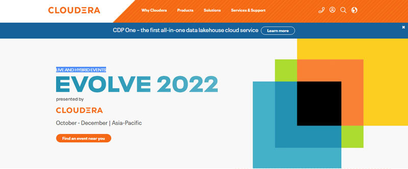 Cloudera Cloudera's data management platform, offering real-time connectivity and a comprehensive solution for managing big data analytics and workflows