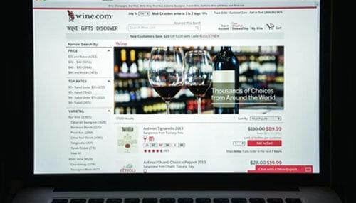 Operate wine e-commerce website Operate wine e-commerce website wine business