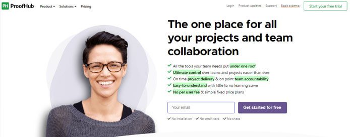 Productivity Proofhub productivity
