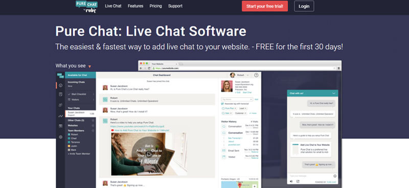Purechat Purechat conversational commerce tool