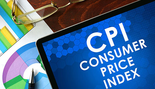 Why is the consumer price index important A tablet screen displaying the words “cpi consumer price index” next to charts, graphs, and eyeglasses, representing data and economic analysis.