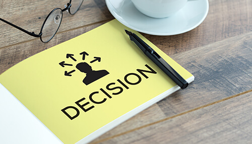 Decision Decision buyer journey