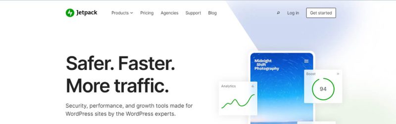 Wordpress websites Jetpack