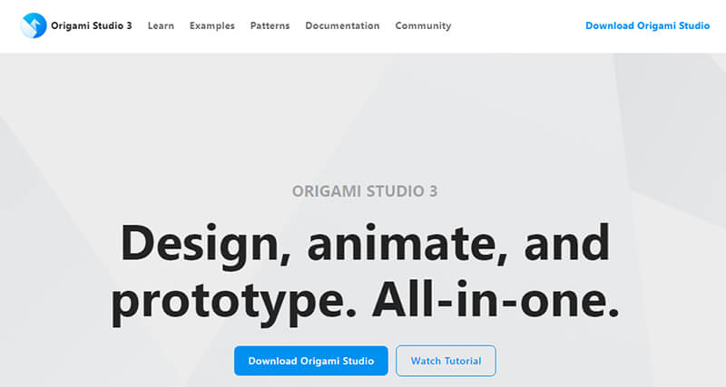 Origami studio Origami studio ux design tools
