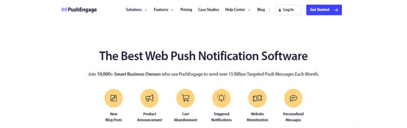 Wordpress websites Pushengage