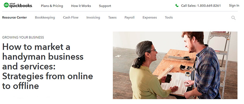 Quickbooks Quickbooks handyman apps