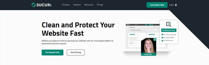 Wordpress websites Sucuri plugin