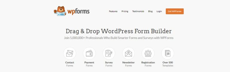 Wordpress websites Wpforms