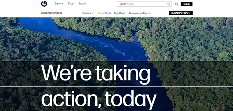 Hp Hp sustainable consumer tech company