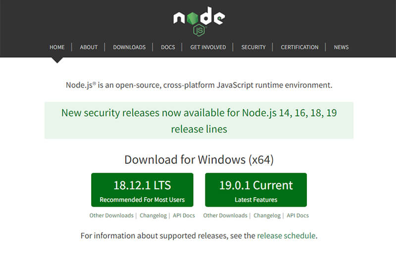 Js Js web development frameworks