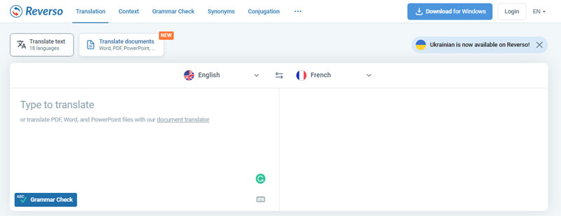 Reverso Reverso online rewriter tools