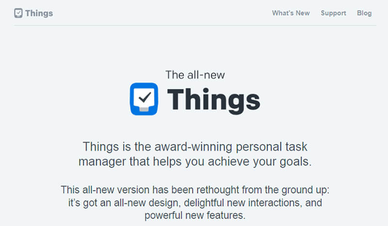 Things 3 Things 3 daily planner app