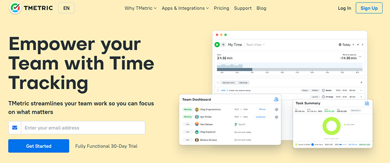 TMetric TMetric Timesheets Apps