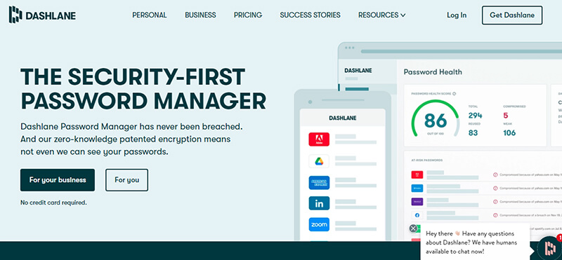 Dashlane Dashlane best password manager