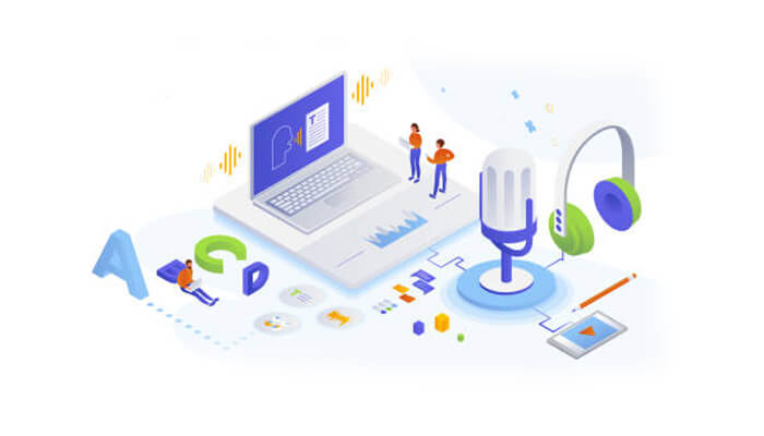 Consider who will use the transcription software A digital workspace featuring transcription software with audio tools and analysis, representing an efficient transcription workflow.