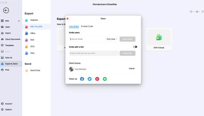 Export Export er diagram