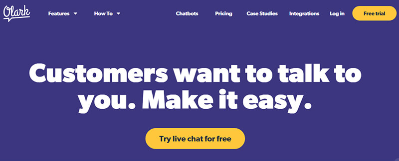 Olark Olark live chat software