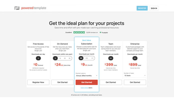 Powered template Powered template web designer