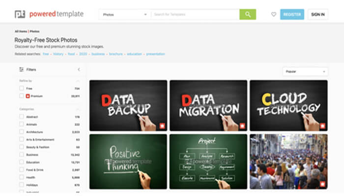 Royalty-free images Royalty-free images powered template