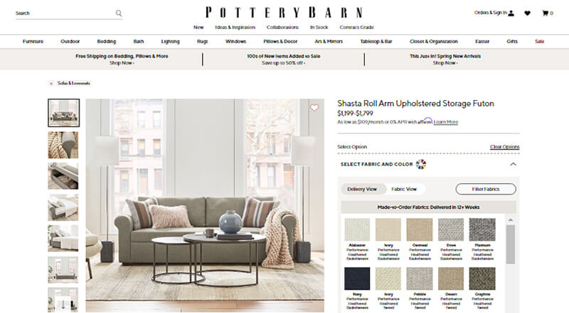 Shasta storage futon from pottery barn Shasta storage futon from pottery barn futon beds