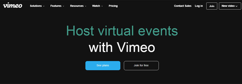 Vimeo Vimeo live stream platform