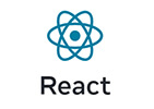 React React javascript library logo used for building fast and interactive user interfaces