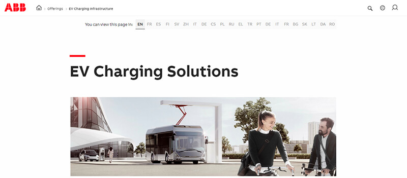 Abb Abb electric vehicle charging