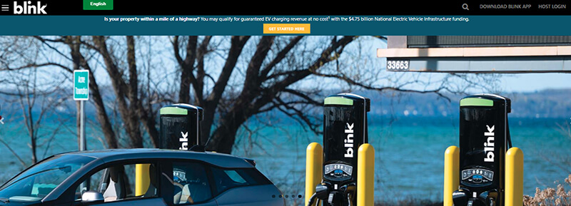 Blink Blink electric vehicle charging