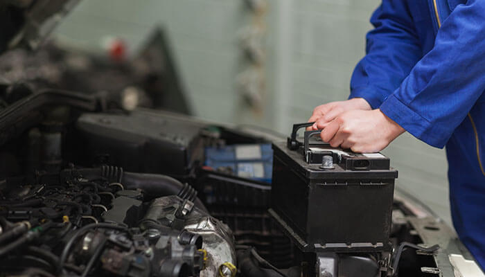 Clean battery acid right away Clean battery acid right away golf cart battery