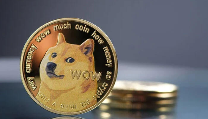 Dogecoin-tycoonstory | tycoonstory media Dogecoin coin featuring the shiba inu meme dog, illustrating popular altcoins used in the crypto casino market.