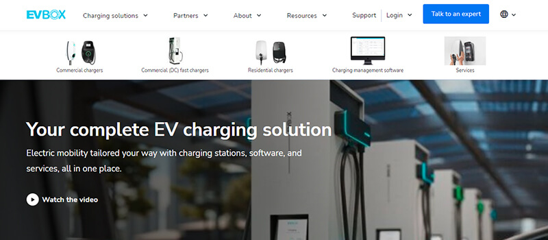 Evbox Evbox electric vehicle charging