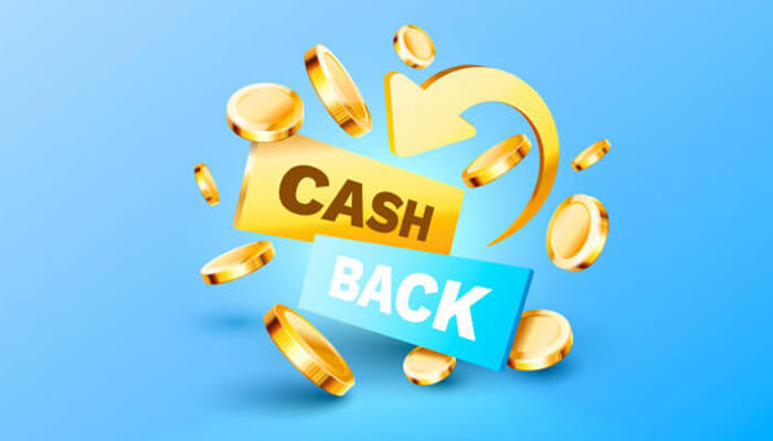 How much cashback can you earn with savyour A bright blue graphic with gold coins and bold text reading cash back, symbolizing savyour cashback offers and rewards.