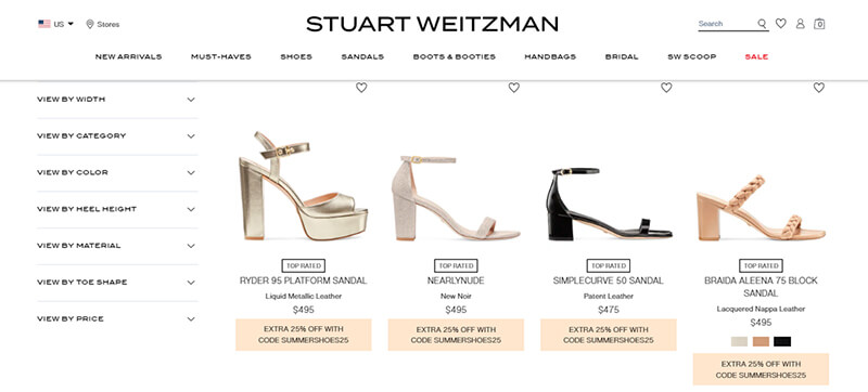 Manolo blahnik shoe brands Stuart weitzman international shoe brands