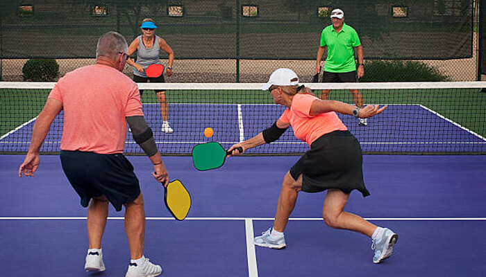 Training Training pickleball game