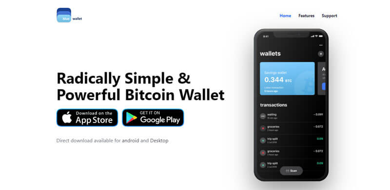 Cryptowallets Bluewallet
