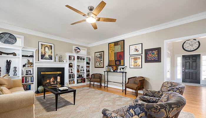 Ceiling fan Smart home integration ceiling fan