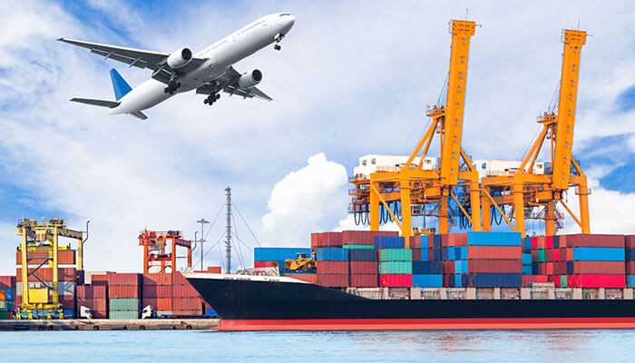 Reliable international freight Cargo ship loaded with containers at the port, highlighting the role of dependable reliable international freight solutions in global logistics.