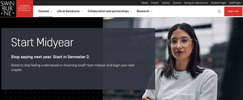 Online education Swinburne university of technology, australia online education