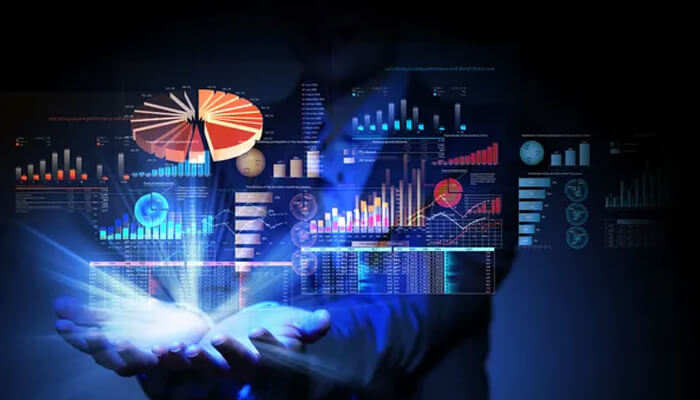 Baselane Person holding digital financial data and analytics, representing property management and investment strategies, with a focus on tools like baselane.