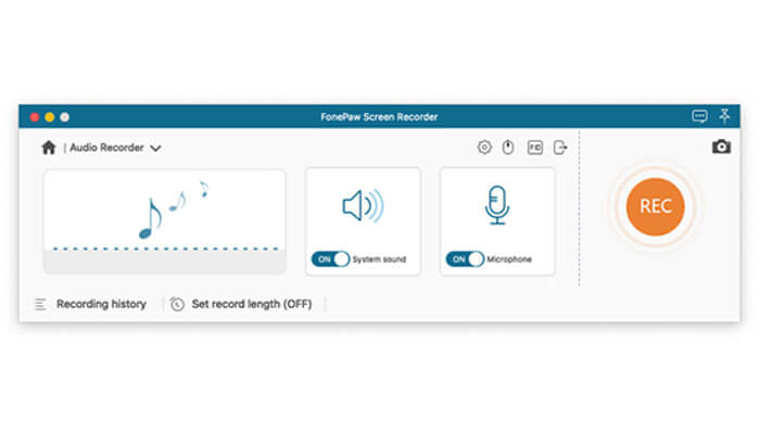 Screen recorder | tycoonstory media Rec button