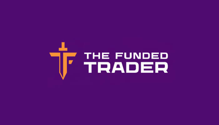 Funded trader The funded trader logo, representing a trading platform for aspiring traders to gain funding and start trading.