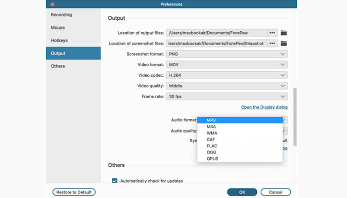 Fonepaw screen recorder | tycoonstory media Preferred formats