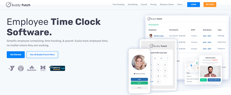 Buddy punch Buddy punch online tracking tool