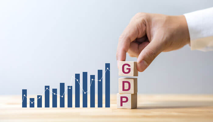 Gdp increased - tycoonstory | tycoonstory media Europe's digital finance growth symbolized by a golden Bitcoin stacked on coins with a rising market chart in the background.