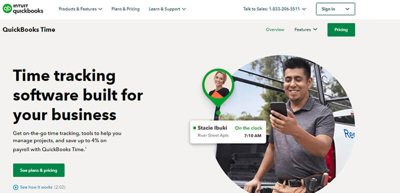 Quickbooks time Quickbooks time online tracking tool