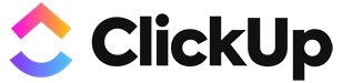 Sales analytics software Clickup logo symbolizing project and sales performance tracking within sales analytics software.
